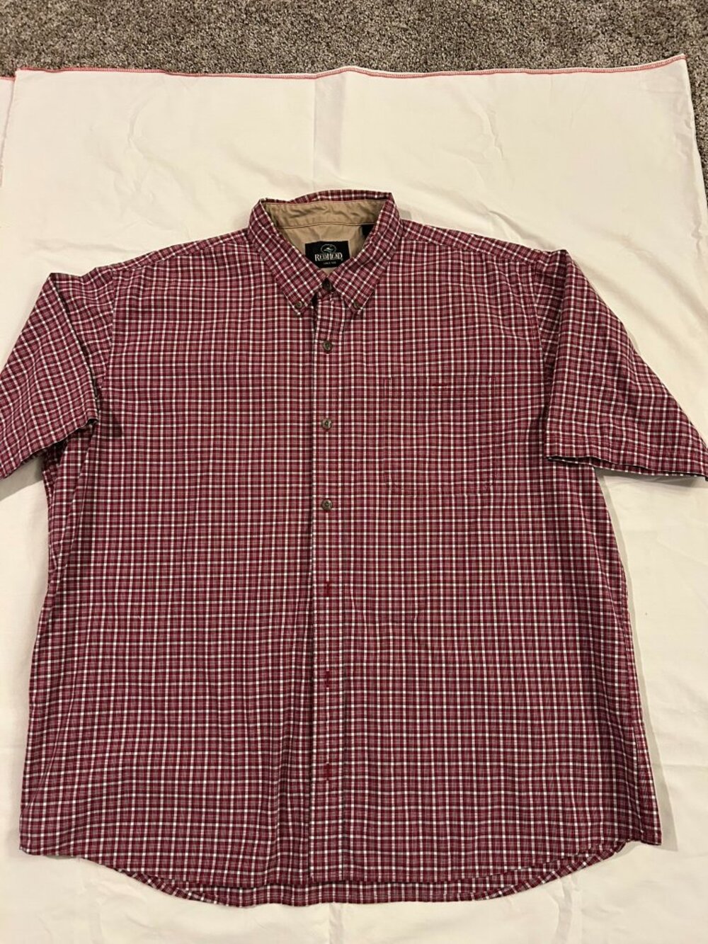 Mens Short Sleeve Cotton Shirt